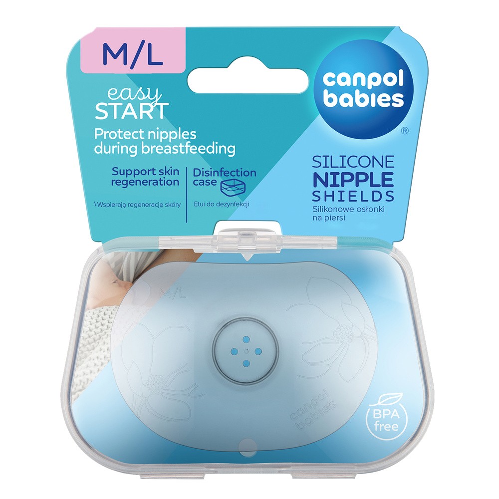 Canpol Babies Babies Osłonki piersi EASY START L uniwersalne 2szt