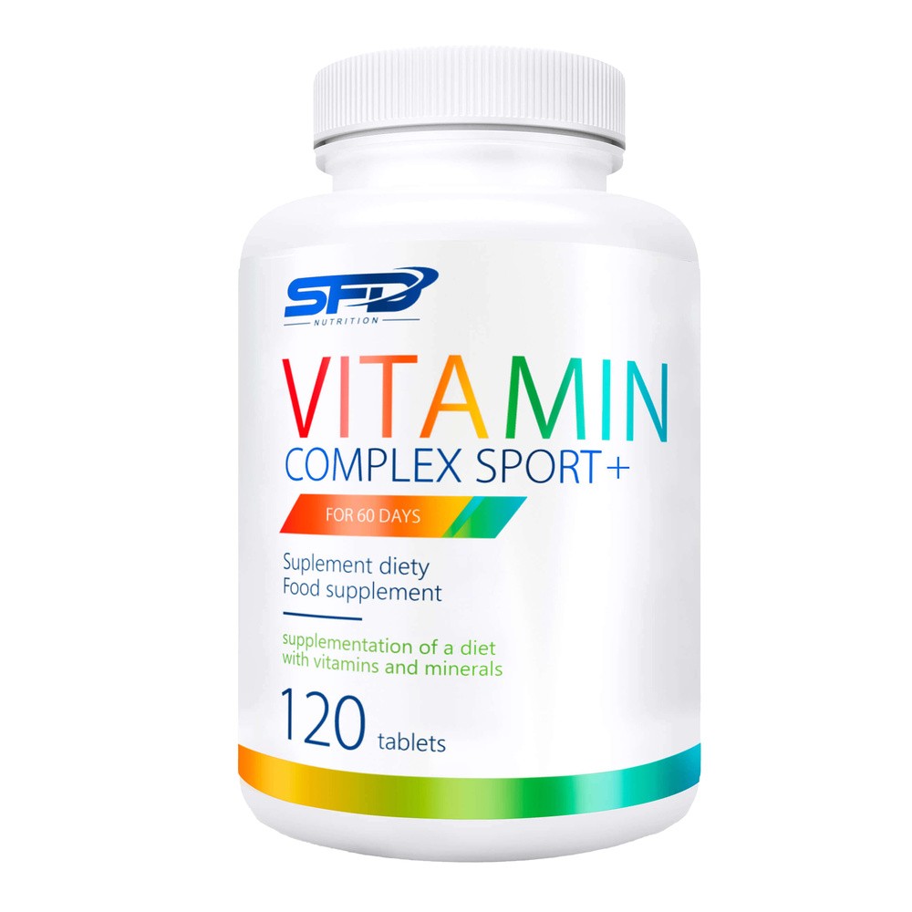 SFD SFD Vitamin Complex Sport+ witaminy i minerały, 120 tabletek