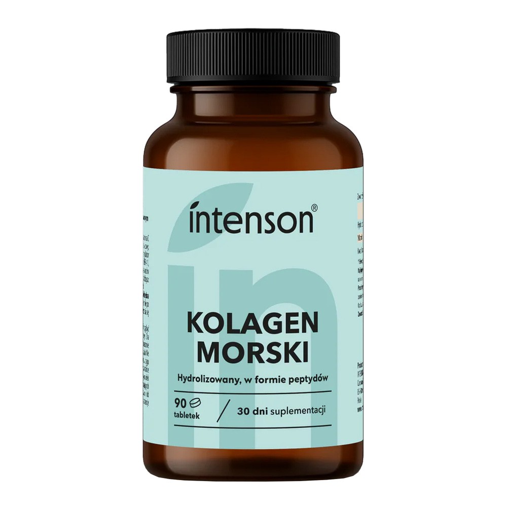 INTENSON Kolagen morski + hialuron + wit.C 45 g tabletki