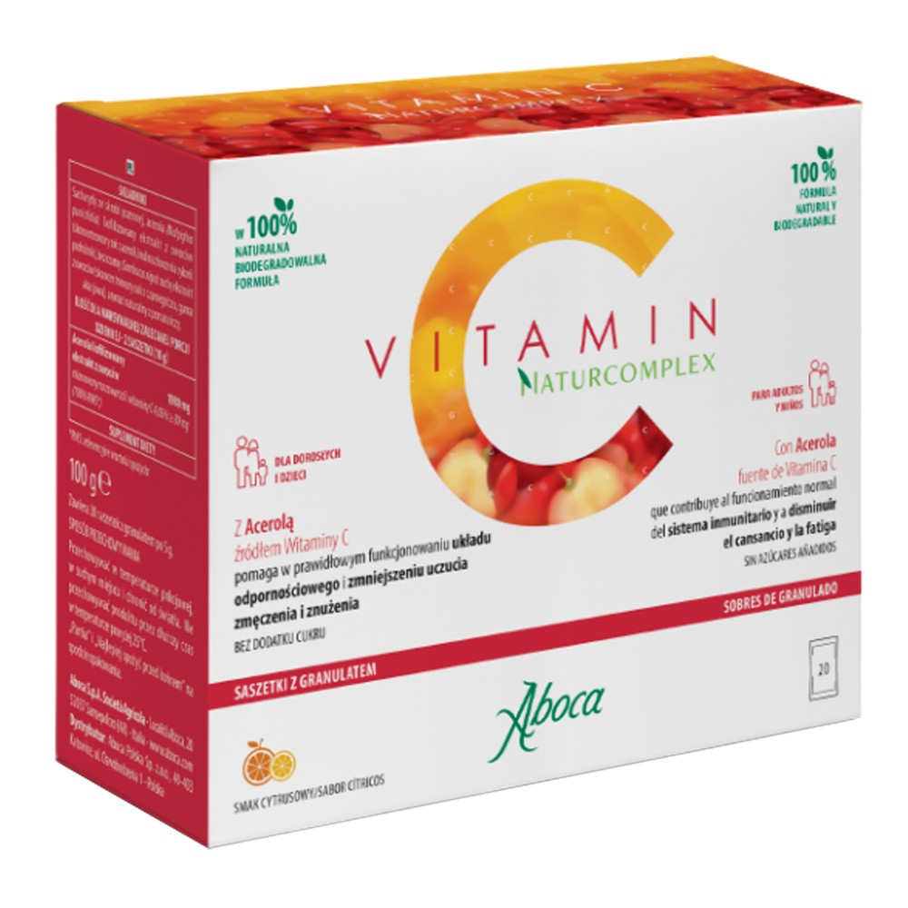 Aboca Witamina C Naturcomplex 20 sasz. 100 g TT002007
