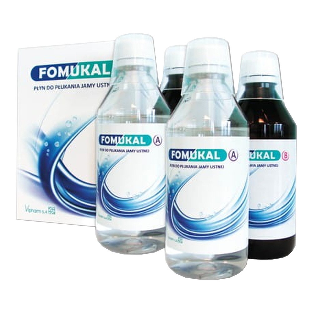 VIPHARM Fomukal zestaw do płukania jamy ustnej