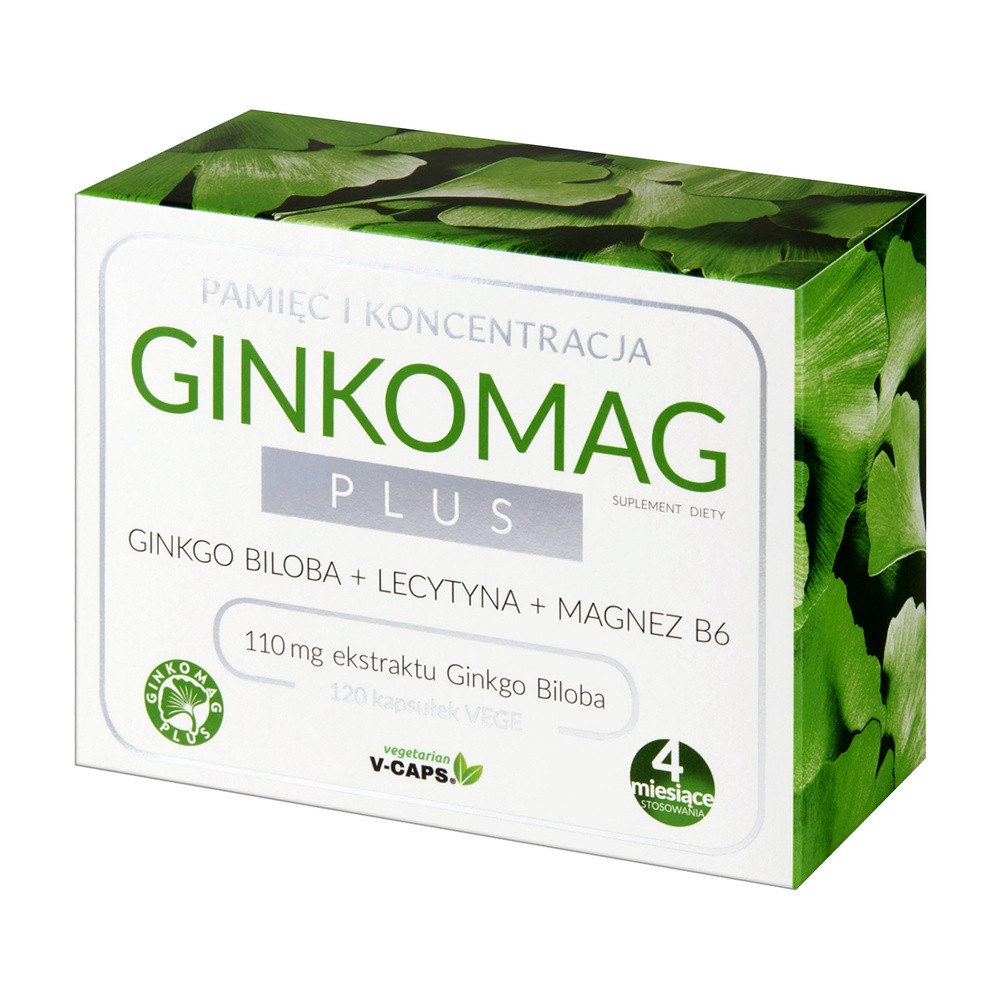 XENICO GINKOMAG PLUS  120 kapsułek 3347261
