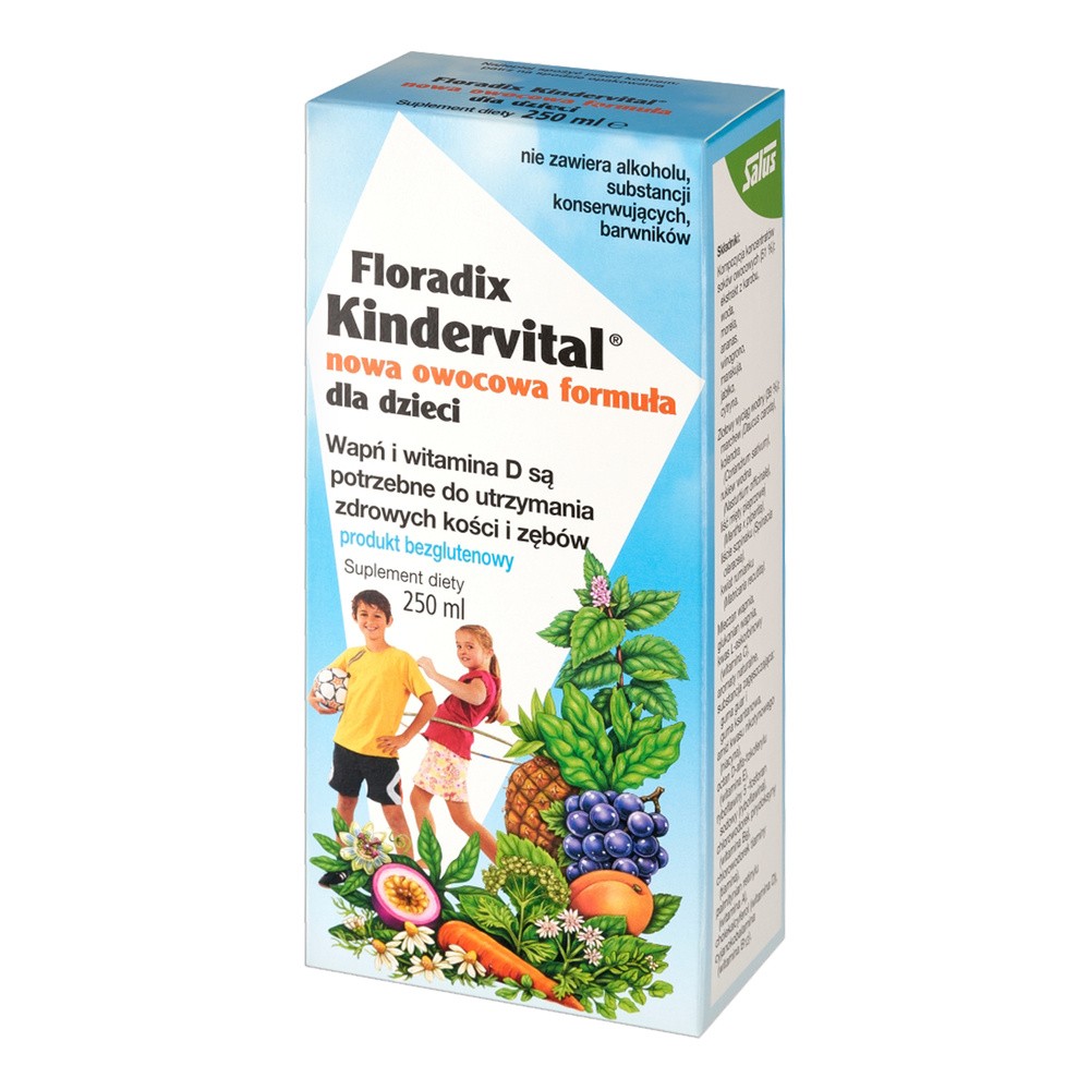 FLORADIX Zioło-Piast Floradix Kindervital 250Ml nowa formuł