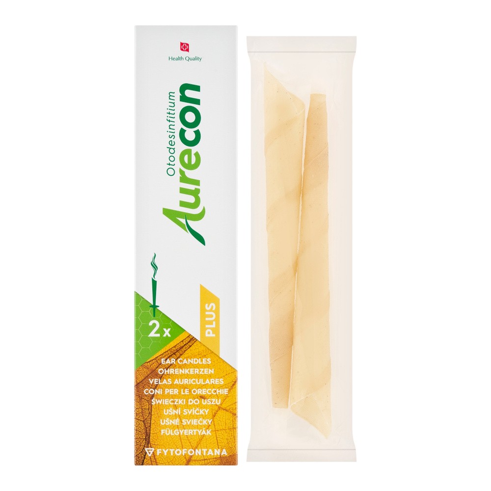 Fytofontana Aurecon Plus, świece do uszu, 2 sztuki