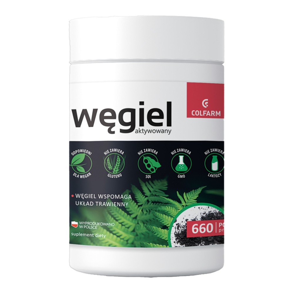 Colfarm Węgiel aktywowany proszek 100 g