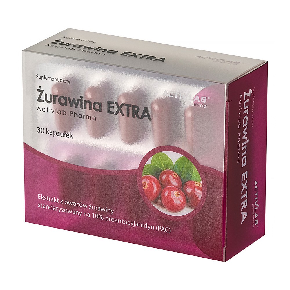 Activlab Pharma Żurawina Extra, suplement diety, 60 kapsułek       Duży wybór produktów | Dostawa kurierem DHL za 10.90zł !!!| Szybka wysyłka do 2 dni roboczych! | 3651521