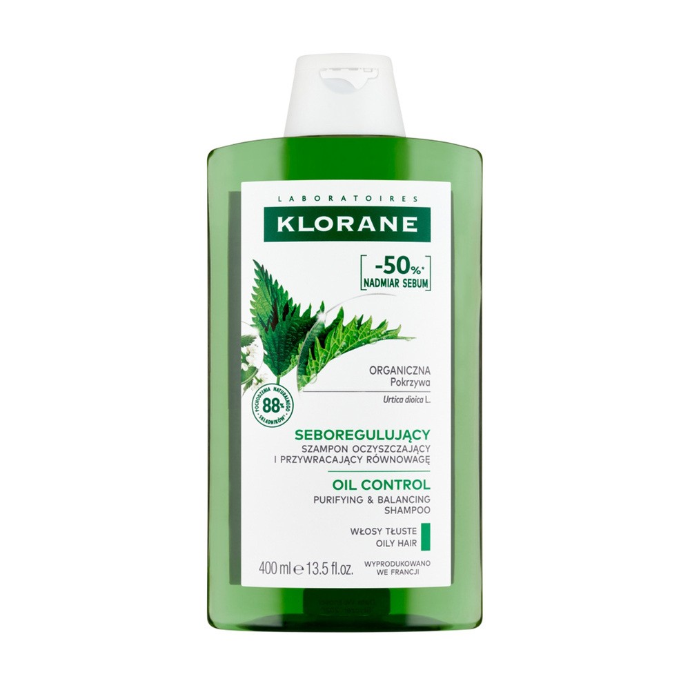 Klorane Pokrzywa szampon do włosów tłustych 400ml