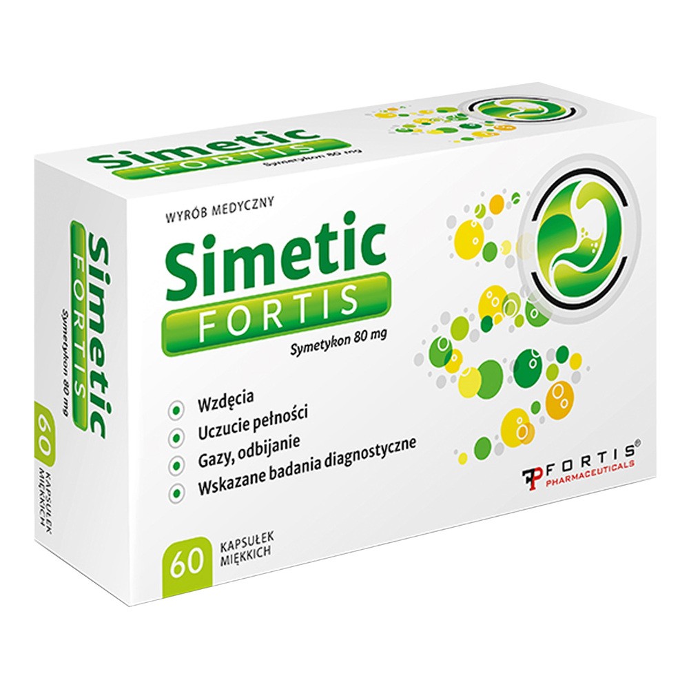 FORTIS PHARMACEUTICALS Silmetic Fortis 80mg, 60 kapsułek