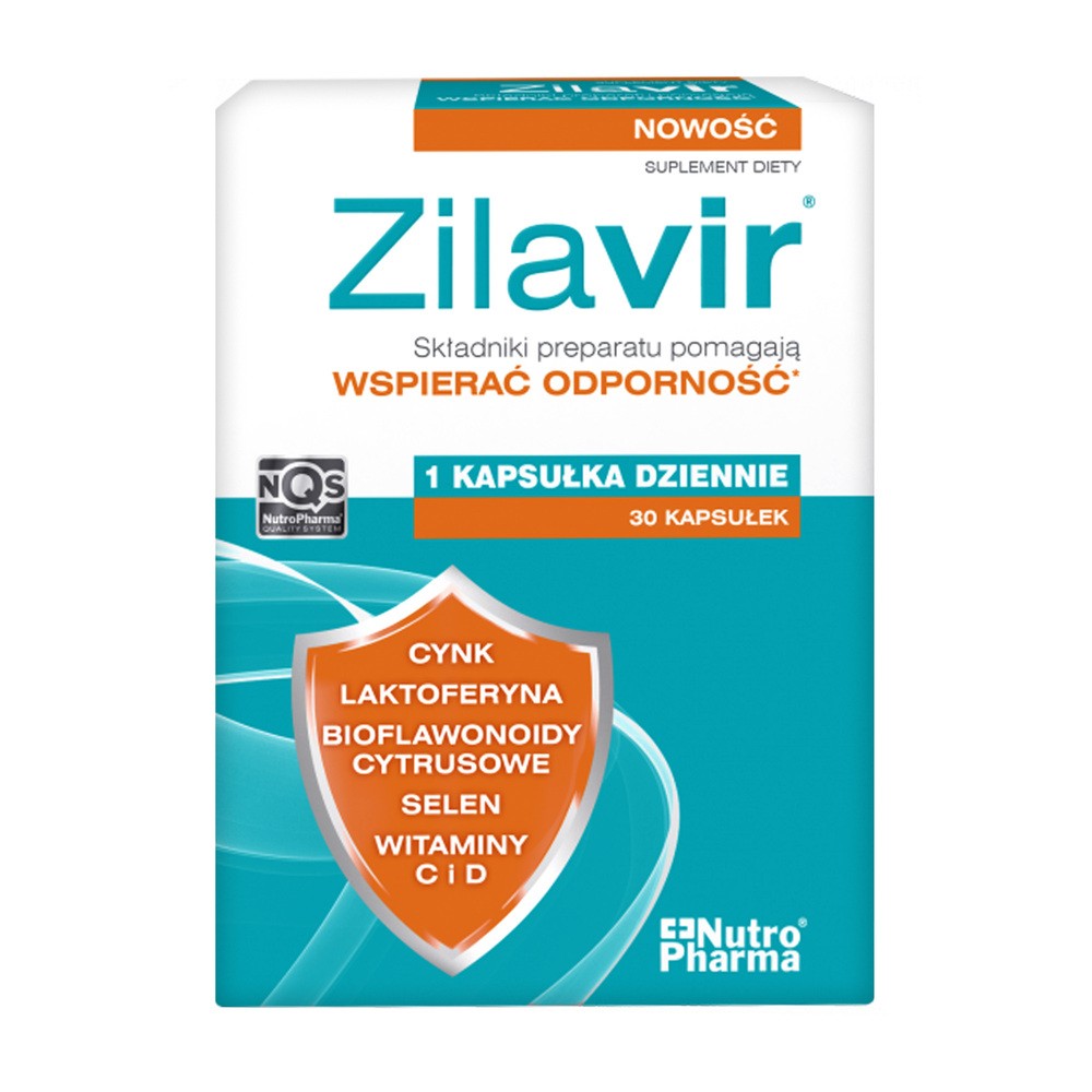 Nutro Pharma Zilavir 30 kapsułek 3724621