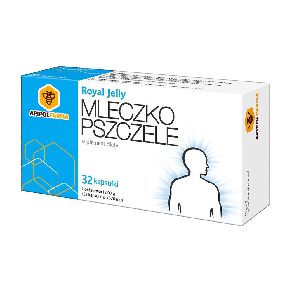 Apipol-Farma Mleczko pszczele Royall Jelly 32 kapsułki