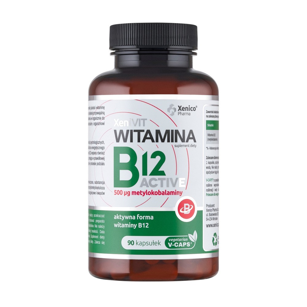 Xenico XenicoPharma Pharma XeniVit Witamina B12 Active - 90 kapsułek