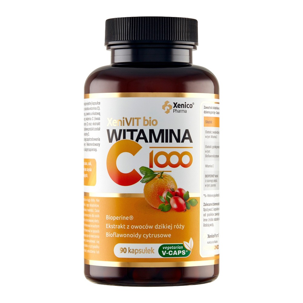 Xenico Pharma XeniVIT bio Witamina C 1000 - 90 kaps. Vcaps
