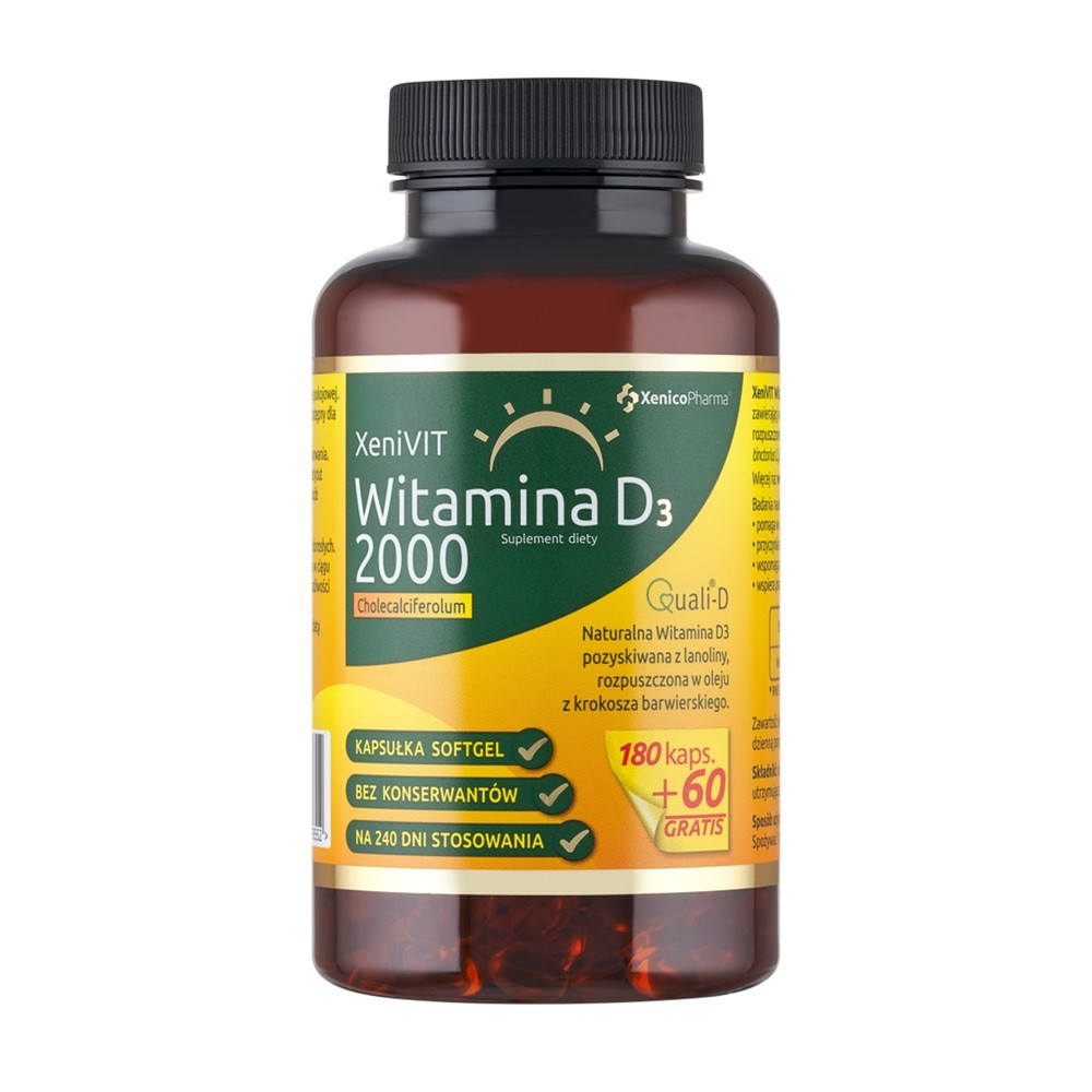 Xenico PHARMA Xenicopharma Xenivit Witamina D 2000 240 Kaps.