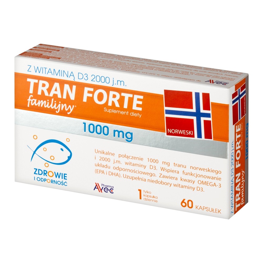 Avec Pharma Tran Familijny Forte 60 kapsułek 3698261