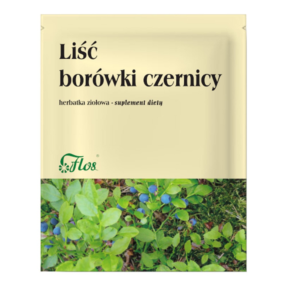 Flos BORÓWKA CZERNICA LIŚĆ 50G