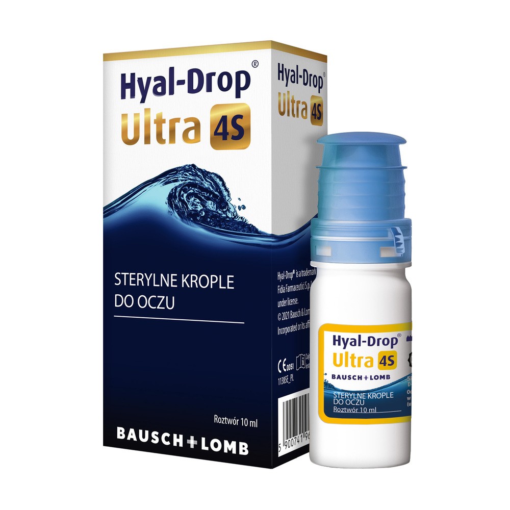 BAUSCH HEALTH Hyal Drop Ultra 4S, krople do oczu, 10 ml