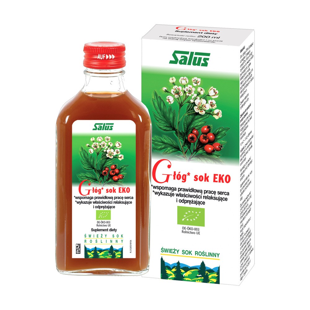 FLORADIX Zioło-Piast Głóg Sok Eko 200 Ml ZP4408