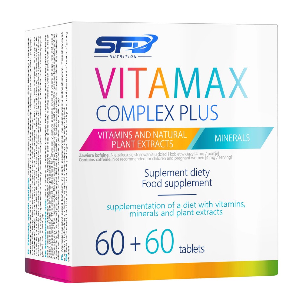 Sfd Vitamax Complex Plus Witaminy Minerały 120 tab