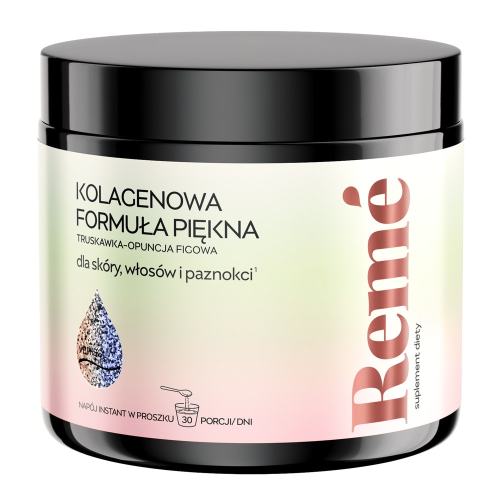 Reme kolagenowa formuła piękna o smaku truskawka-opuncja figowa 2 x 150 g (duopack)