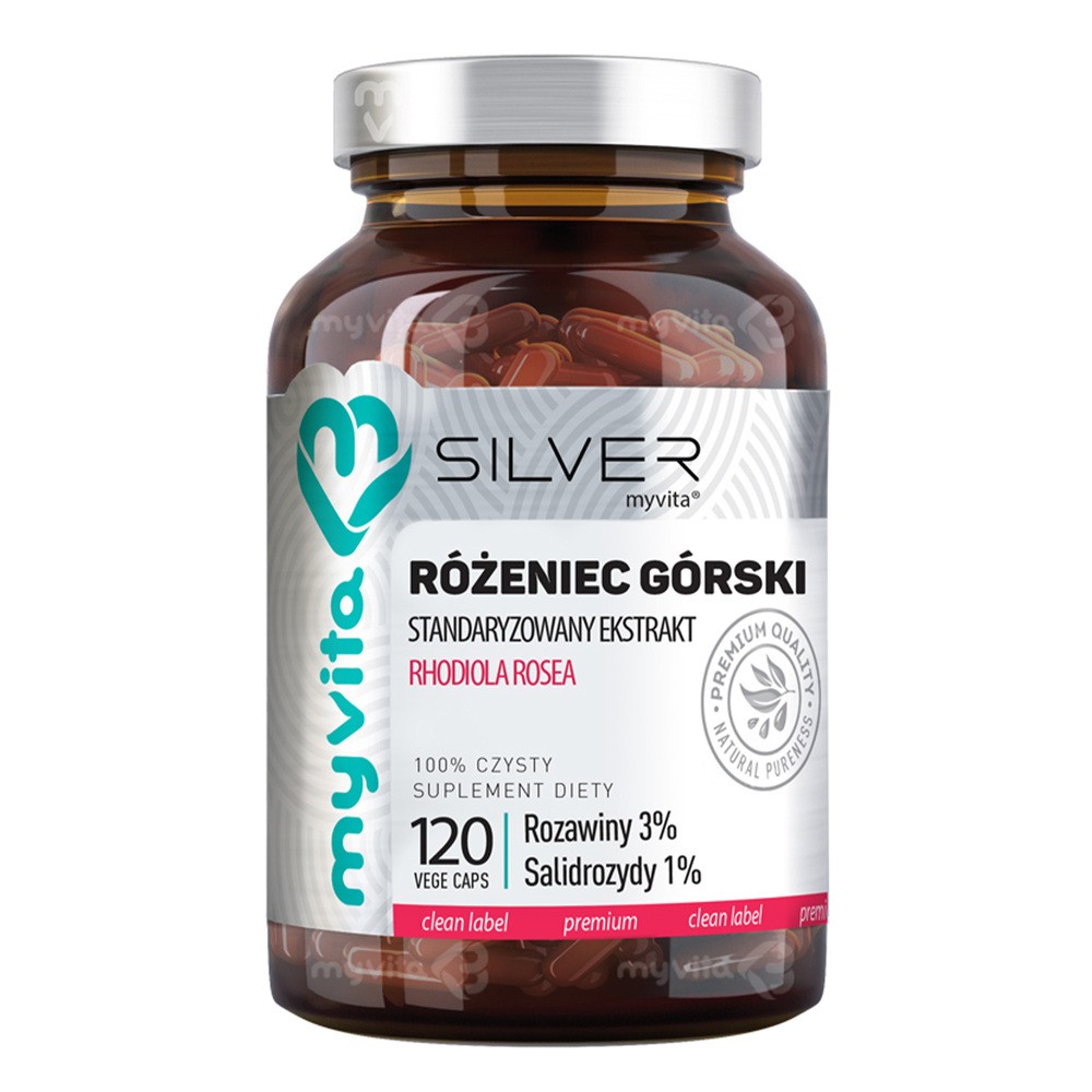 MyVita Suplementy diety SILVER Różeniec górski 120 kapsułek