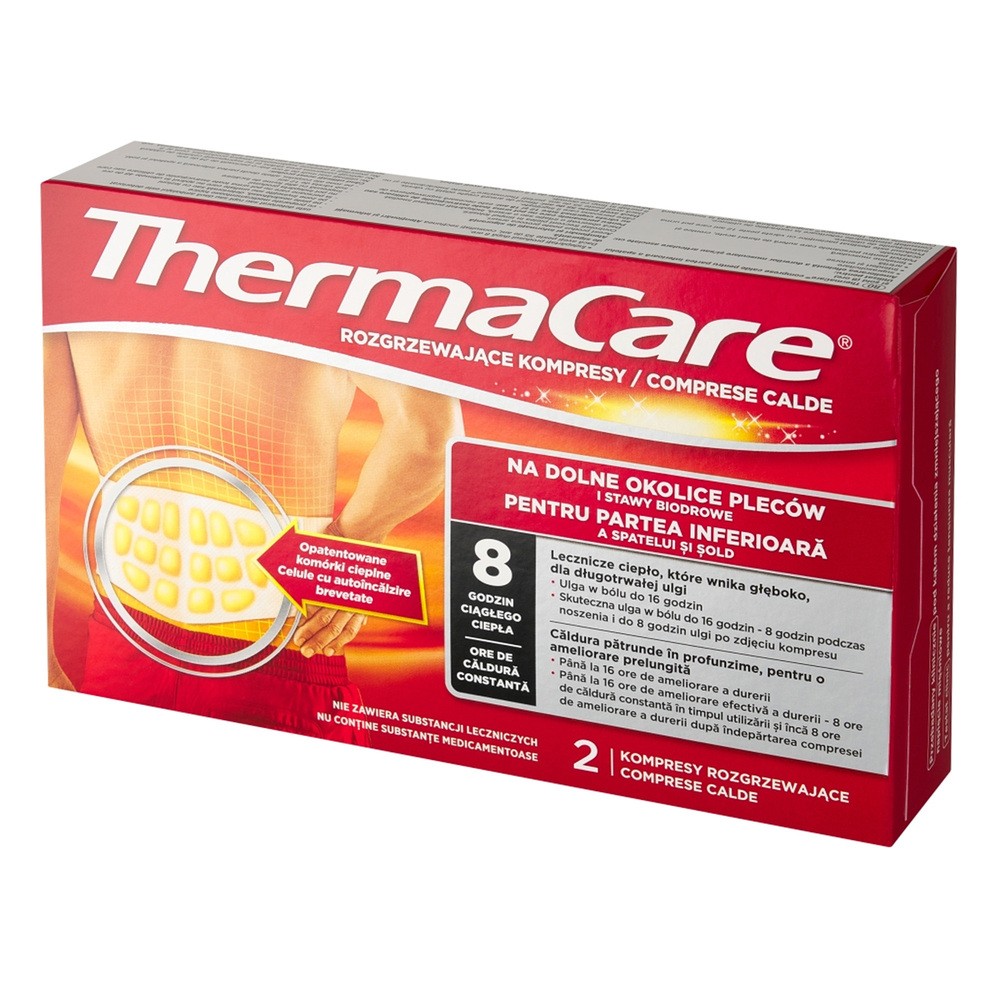 ThermaCare Kompresy Rozgrzewające Na Plecy i Biodra 2 Sztuki