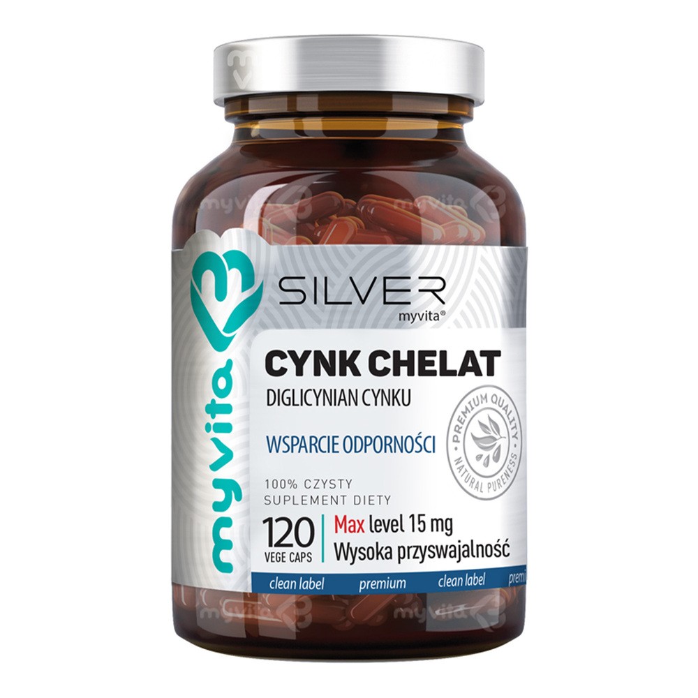 MyVita Proness silver cynk chelat 120 kapsułek