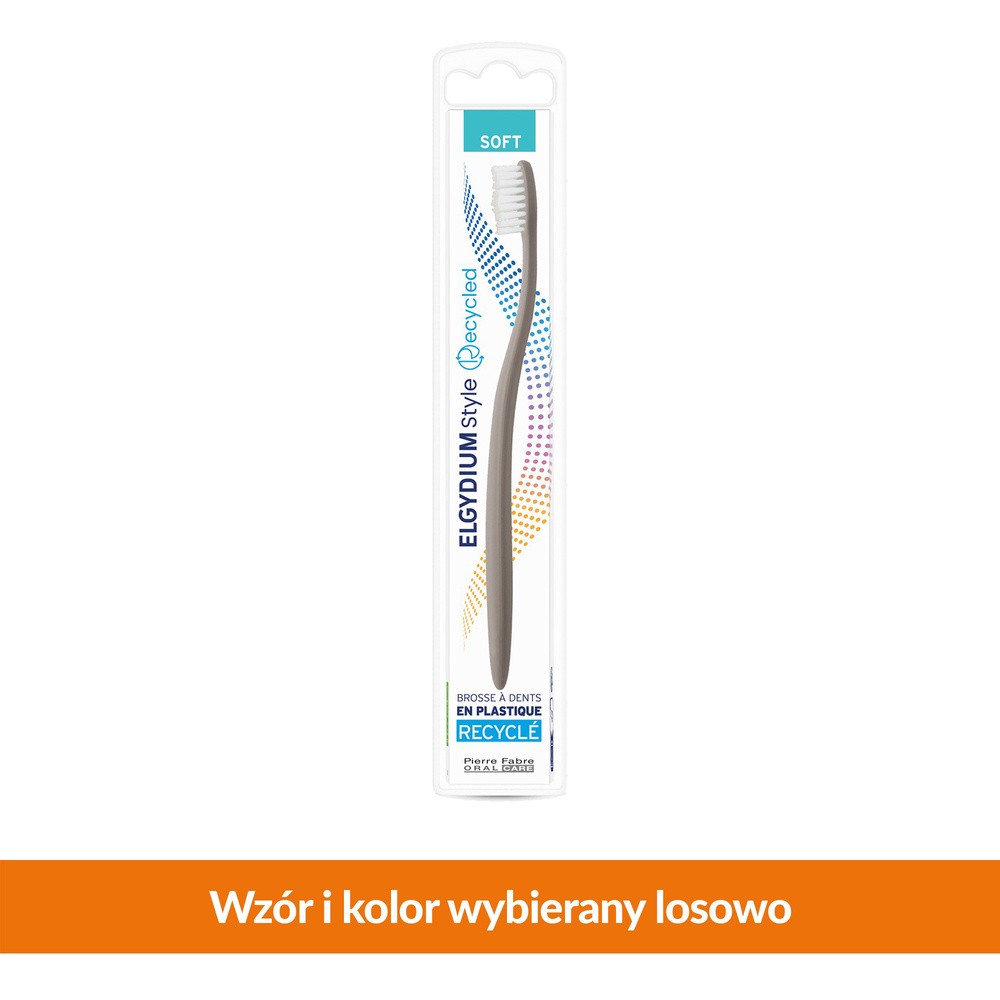 ELGYDIUM Style Soft Szczoteczka do zębów z recyklingu miękka 1 sztuka