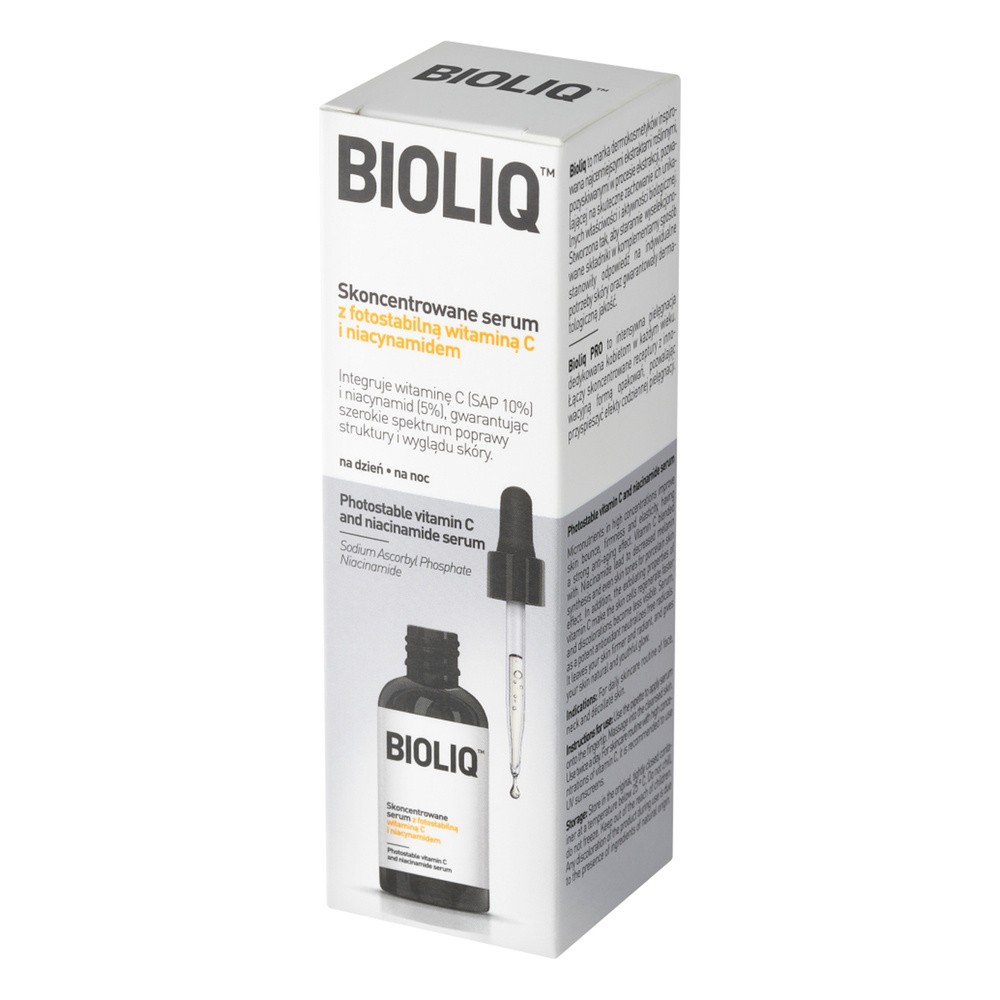 BIOLIQ PRO Skoncentrowane serum z fotostabilną witaminą C i niacynamidem, 20ml