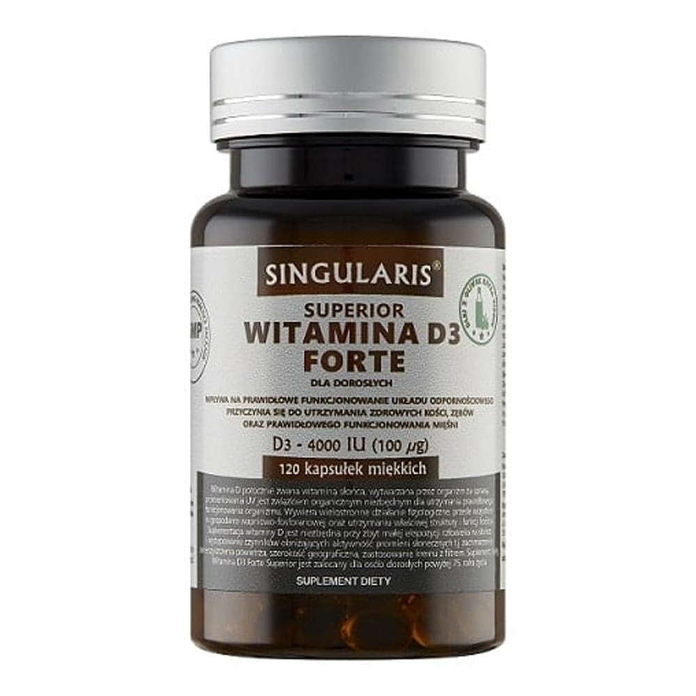SINGULARIS Singularis Witamina D3 Forte 4000 j.m x 120 kaps