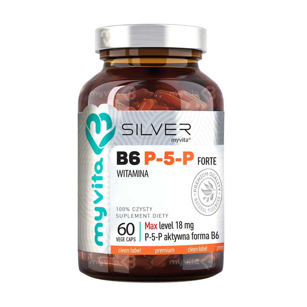 MyVita SILVER Silver Witamina B6 P-5-P Forte 60 kapsułek