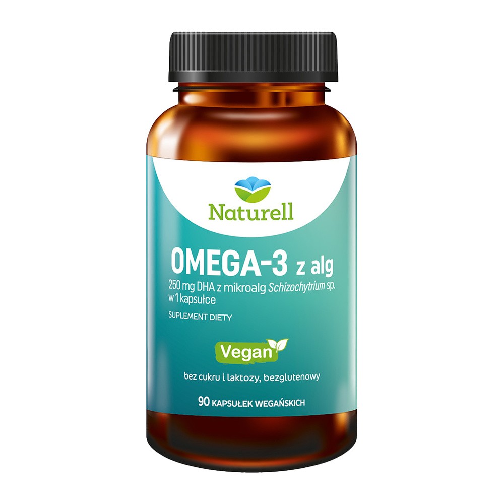 Naturell Omega-3 z alg, 90 kapsułek