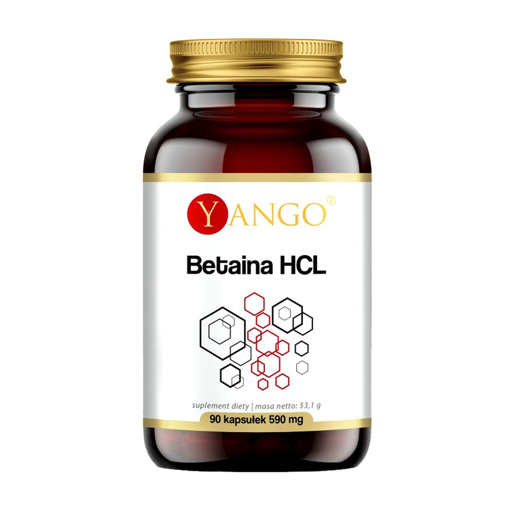 Yango, Betaina HCL 590mg, 90 kapsułek