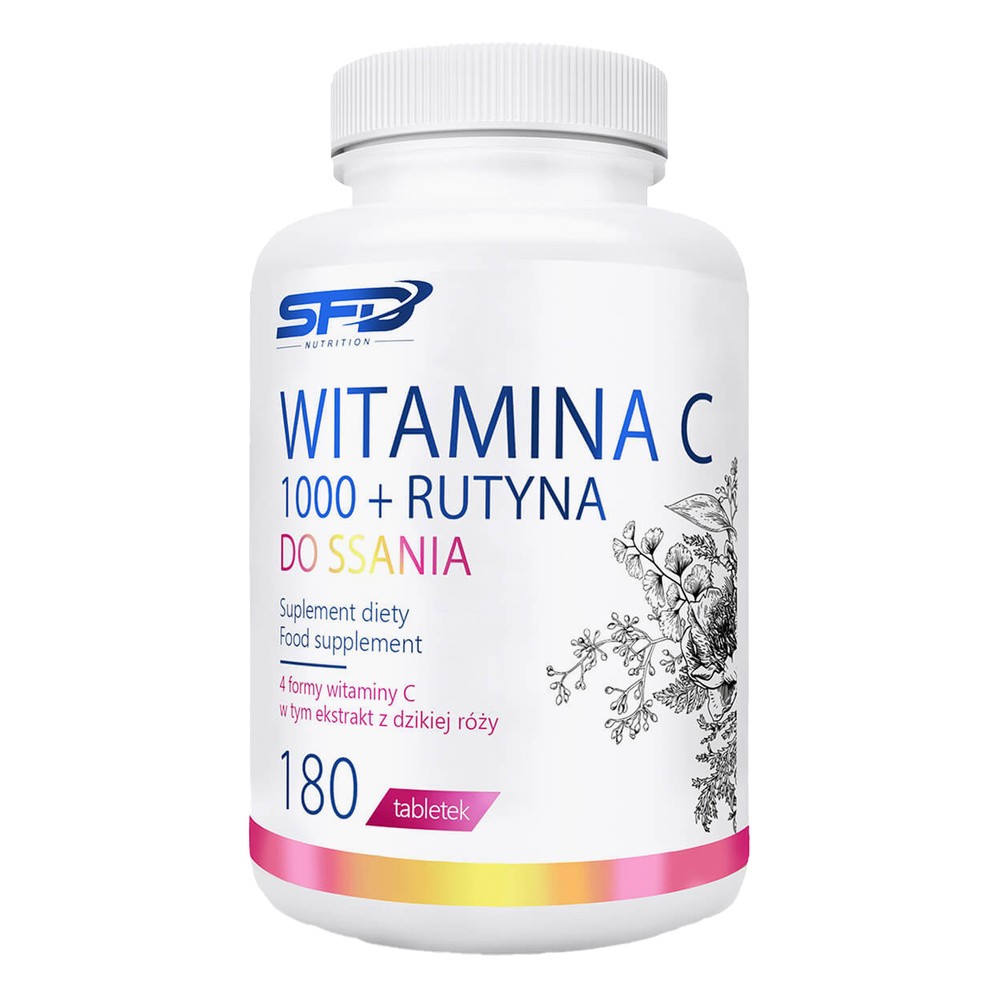 SFD Witamina C 1000 + Rutyna, 180 tabletek do ssania
