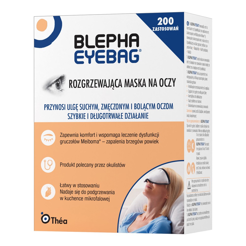 Blepha Eyebag rozgrzewająca maska na oczy wielokrotnego użytku x 1 szt