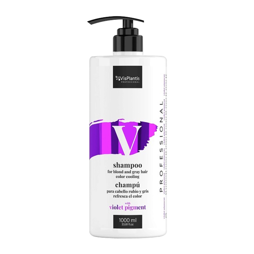 VisPlantis, Szampon do włosów blond i siwych, 1000ml