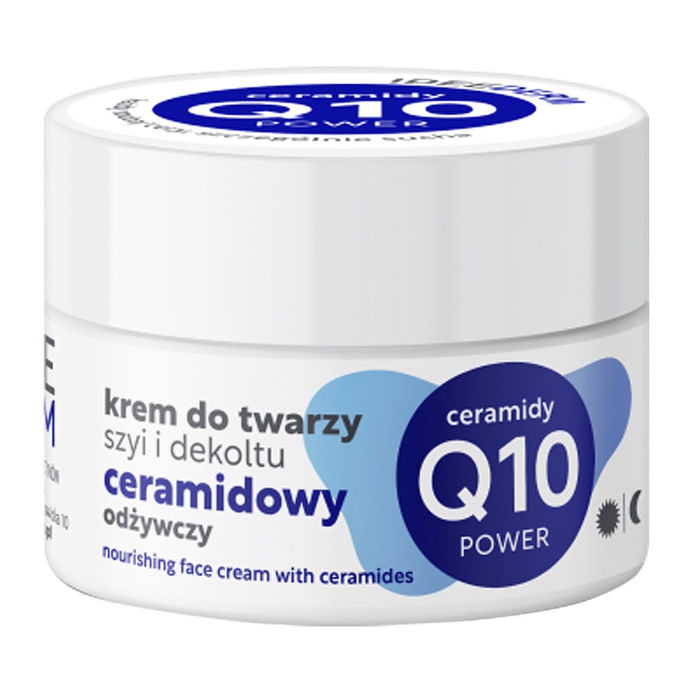 IDEE DERM Odżywczy krem do twarzy, szyi i dekoltu ceramidowy, 50ml