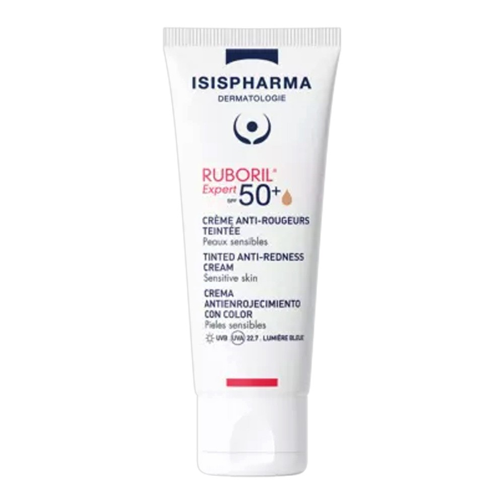 ISISPHARMA Isispharma Ruboril Expert 50+ krem do skóry naczynkowej z nadwrażliwością na działanie promieni słonecznych delikatnie koloryzujący 40 ml