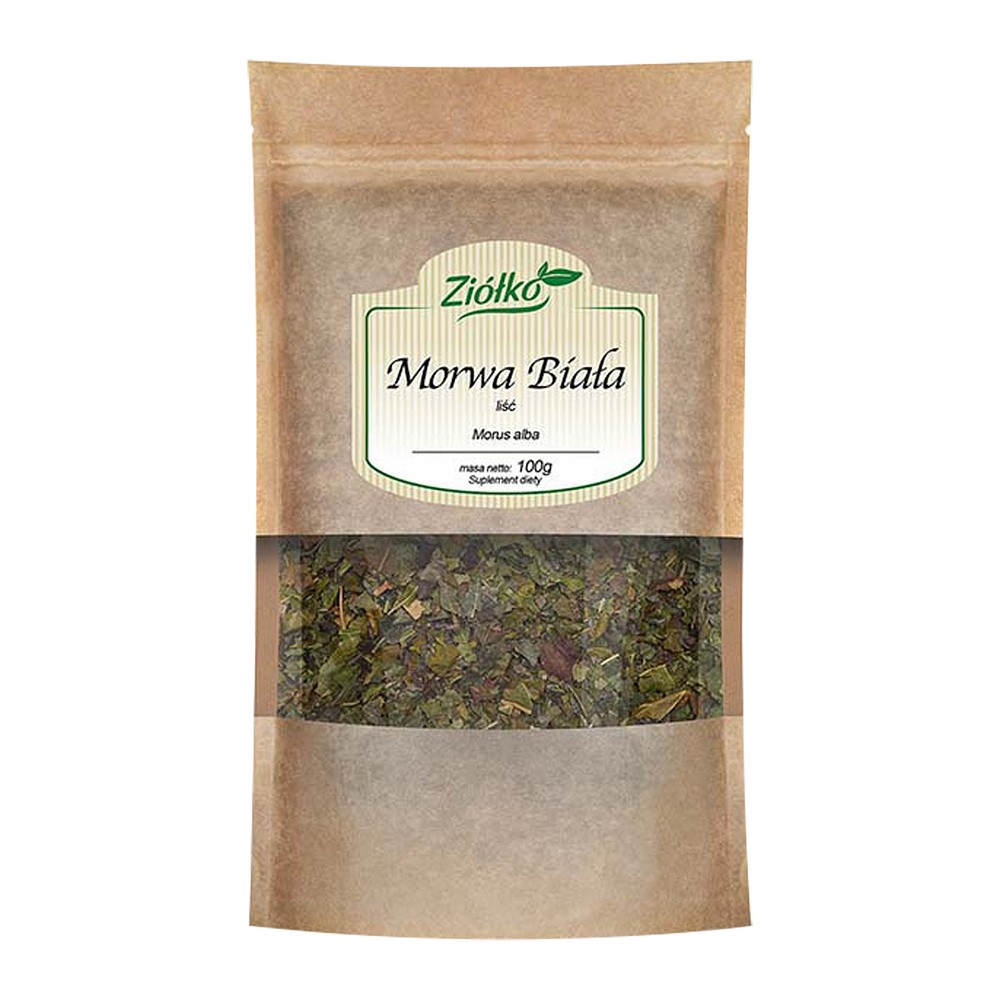 ZIÓŁKO Ziółko Morwa Biała Liść 100 g ZI043