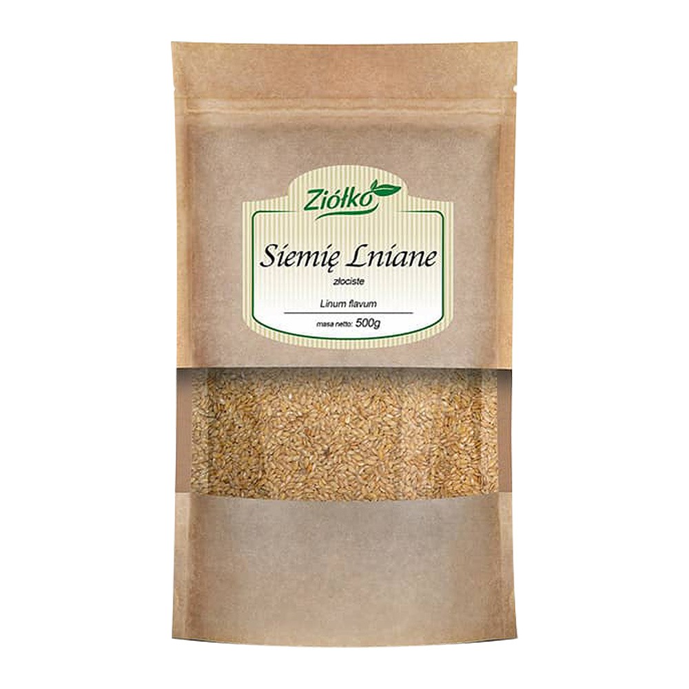 Ziółko Siemię Lniane złociste mielone 500 g