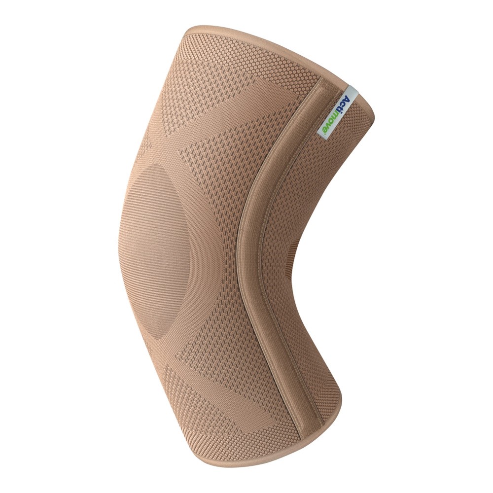 ESSITY Actimove EVERYDAY SUPPORTS opaska stabilizująca staw kolanowy z zabudowaną rzepką i 2 fiszbinami rozmiar M beżowa