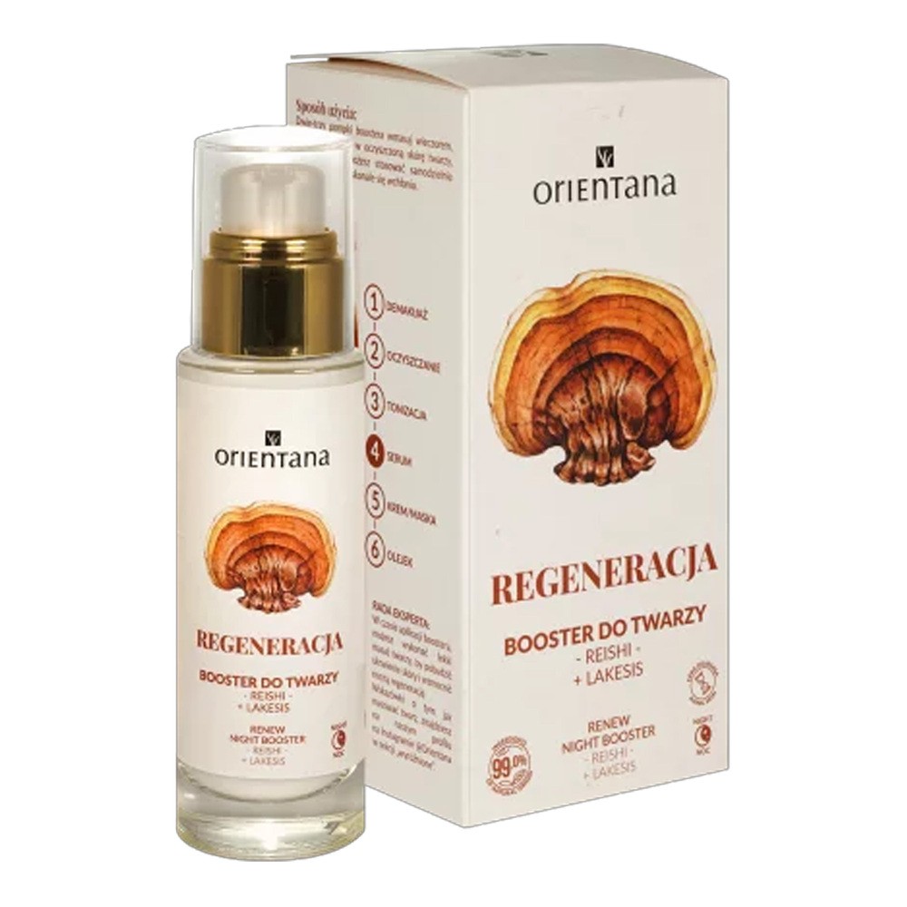 Orientana RENEW BOOSTER - REISHI & VIOLET RICE - Booster regenerujący do twarzy - Reishi i fioletowy ryż - 30 ml ORIRTIRML