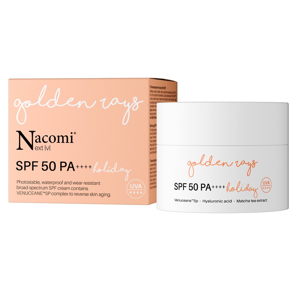 Nacomi Next Level Holiday krem przeciwzmarszczkowyz filtrem SPF 50 50ml