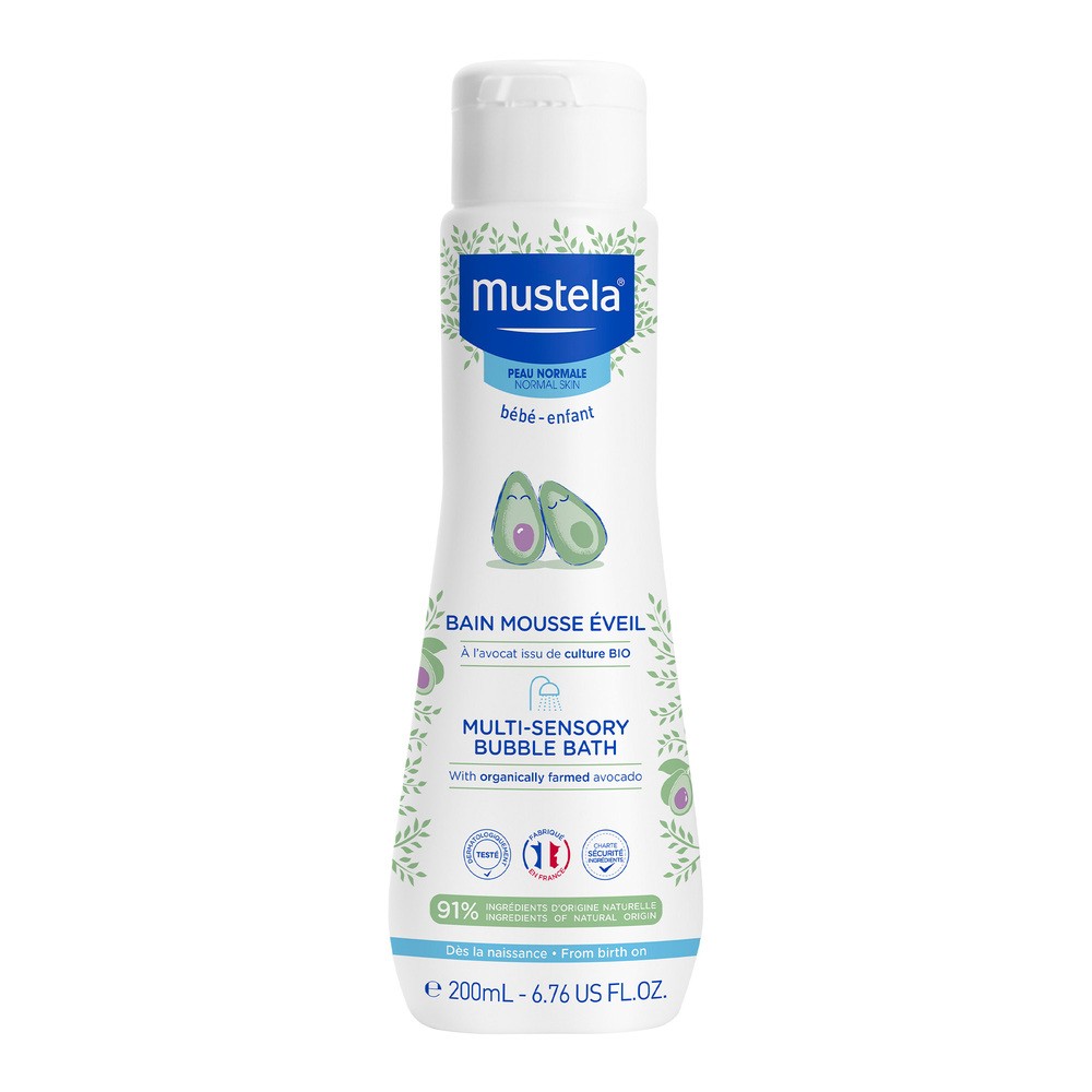 Mustela Płyn Bąbelkowa kąpiel, 200 ml