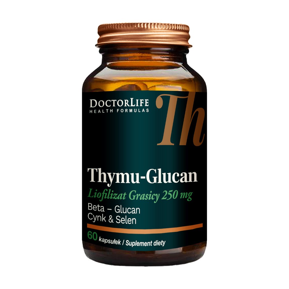 Thymu-Glucan cynk i selen suplement diety 60 kapsułek