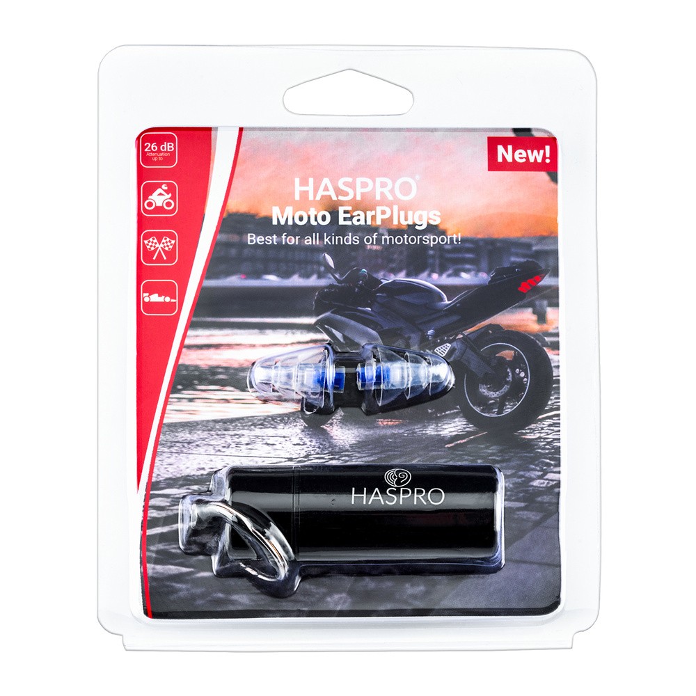 Haspro Moto sporty motorowe zatyczki do uszu