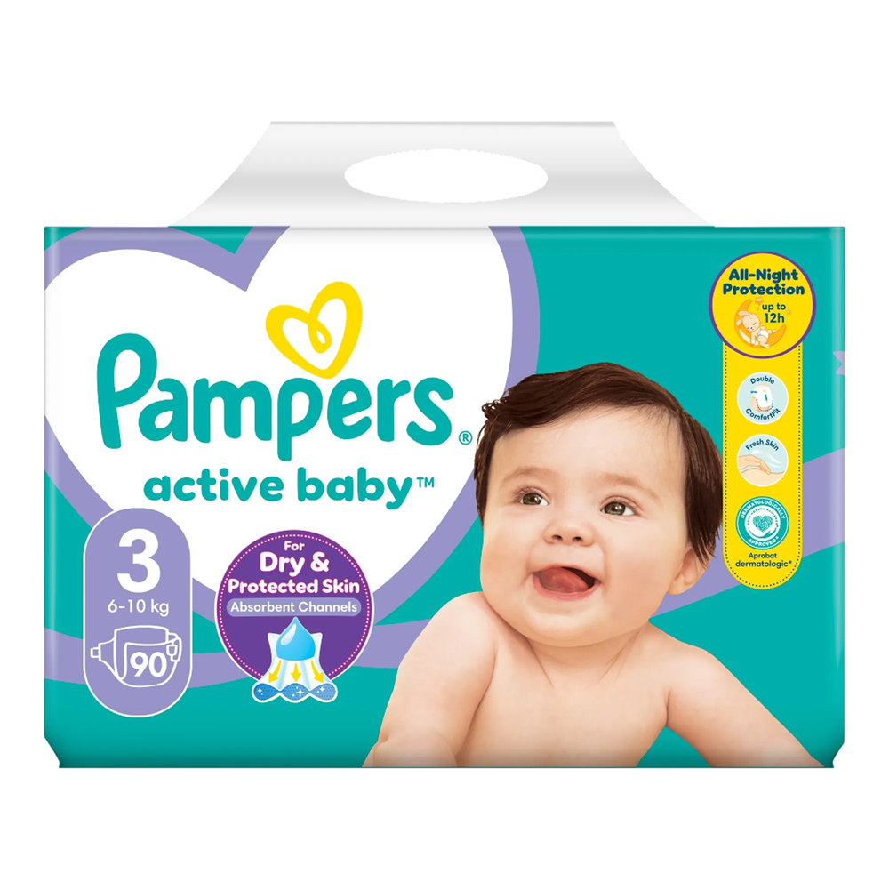 Pampers Active Baby Giant Pack 3 Midi 90szt