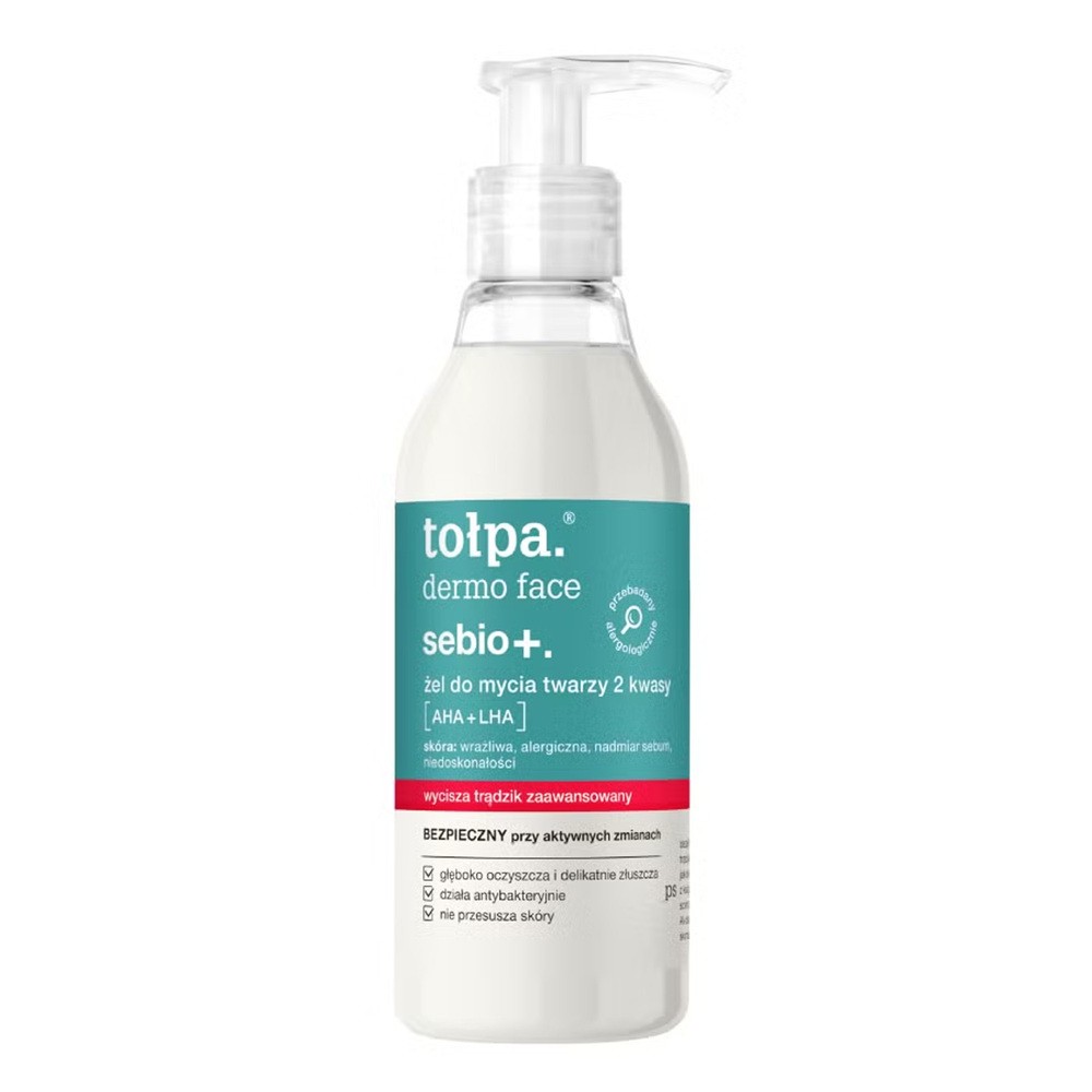 Tołpa SEBIO+ GŁĘBOKO OCZYSZCZAJĄCY ŻEL Z PEELINGIEM 195ML
