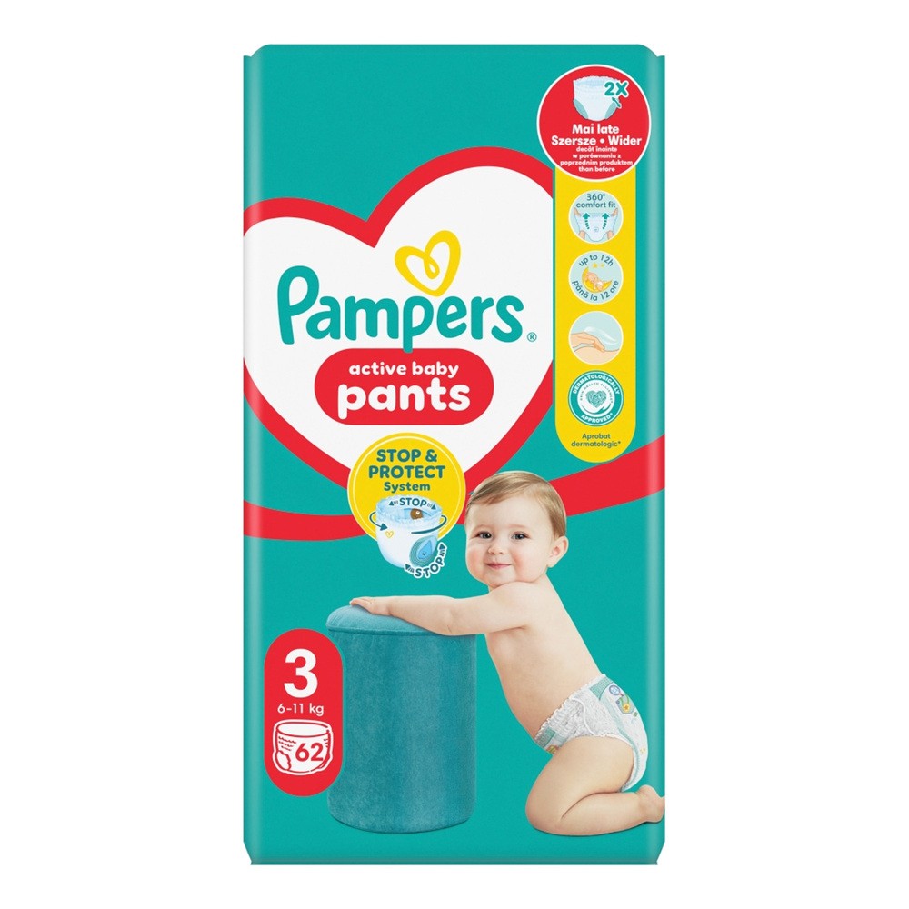 Pampers Pieluchomajtki rozm 3 5O41G4 5O41G4 SAM SAM