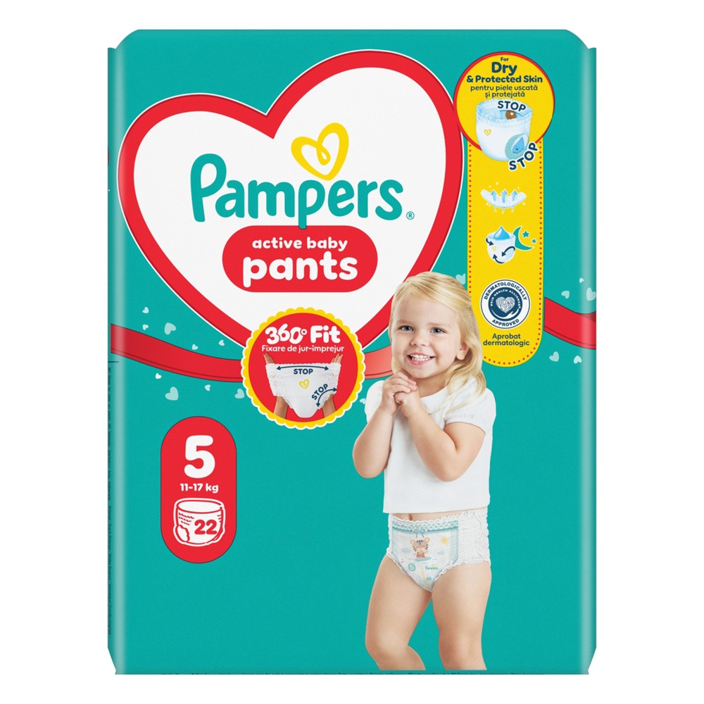 Pampers PROCTER & GAMBLE Pants 5 12-17 kg pieluchomajtki x 22 szt