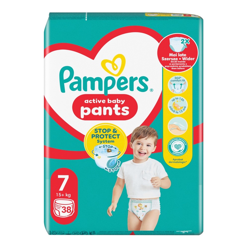 Pampers Pieluchomajtki rozm 7 5O41G3 5O41G3 SAM SAM